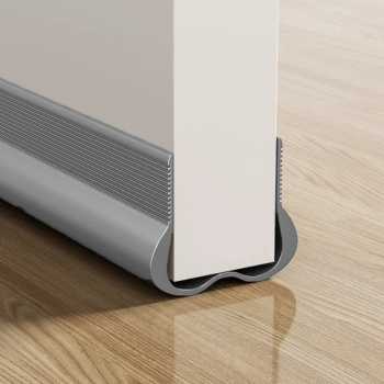 Gambar produk TaffHOME Lis Penghalang Serangga Debu Bawah Pintu Bottom Seal 93cm - AT-93
