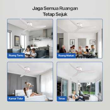 Gambar produk SOVE Kipas Angin Gantung Plafon Ceiling Fan 52 Inch - FS2007