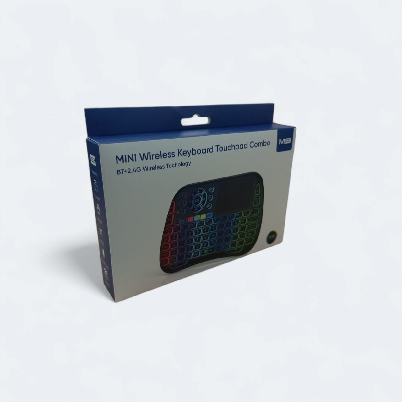 Gambar produk Taffware Keyboard Mini Touchpad Air Mouse IR Learning 2.4GHz Bluetooth - M9