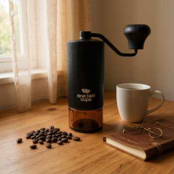 Gambar produk One Two Cups Alat Penggiling Kopi Manual Coffee Grinder Adjustable - KF-15