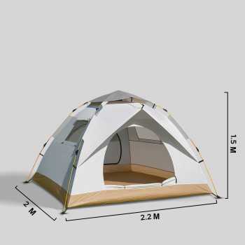 Gambar produk XTZ Tenda Camping Lipat Otomatis 2-3 Orang Double Layer Waterproof - X232