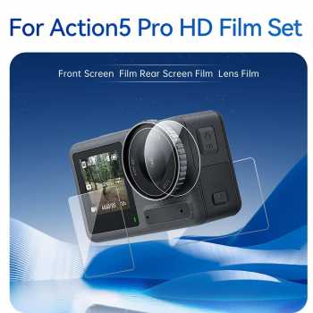 TELESIN Protective Film HD Pelindung Layar Lensa for DJI Action 5 Pro - S6-FLM-09-TDJ