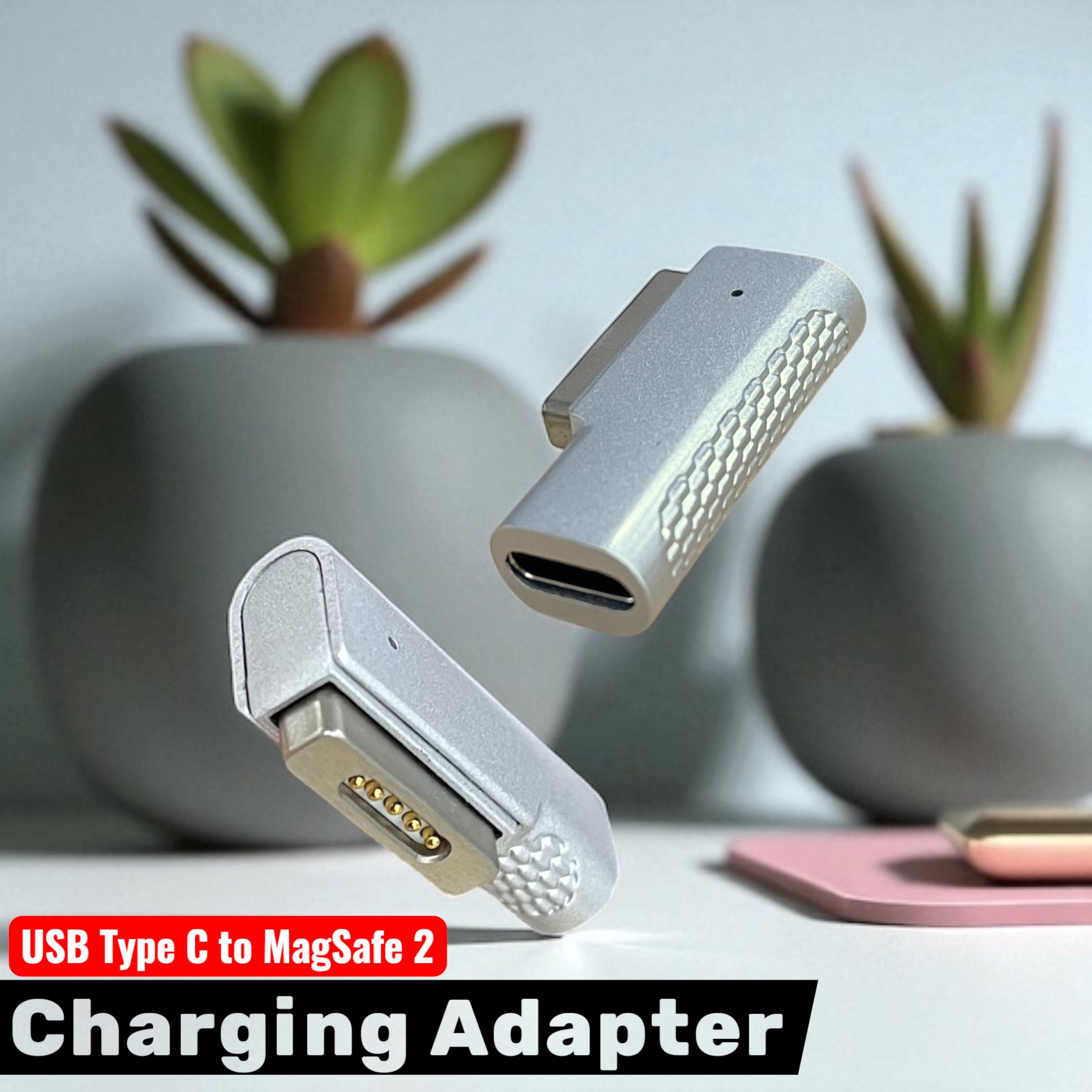 Gambar produk TOPDRA Adapter Type C to MagSafe 2 PD Fast Charging MacBook 5A 100W - TP10