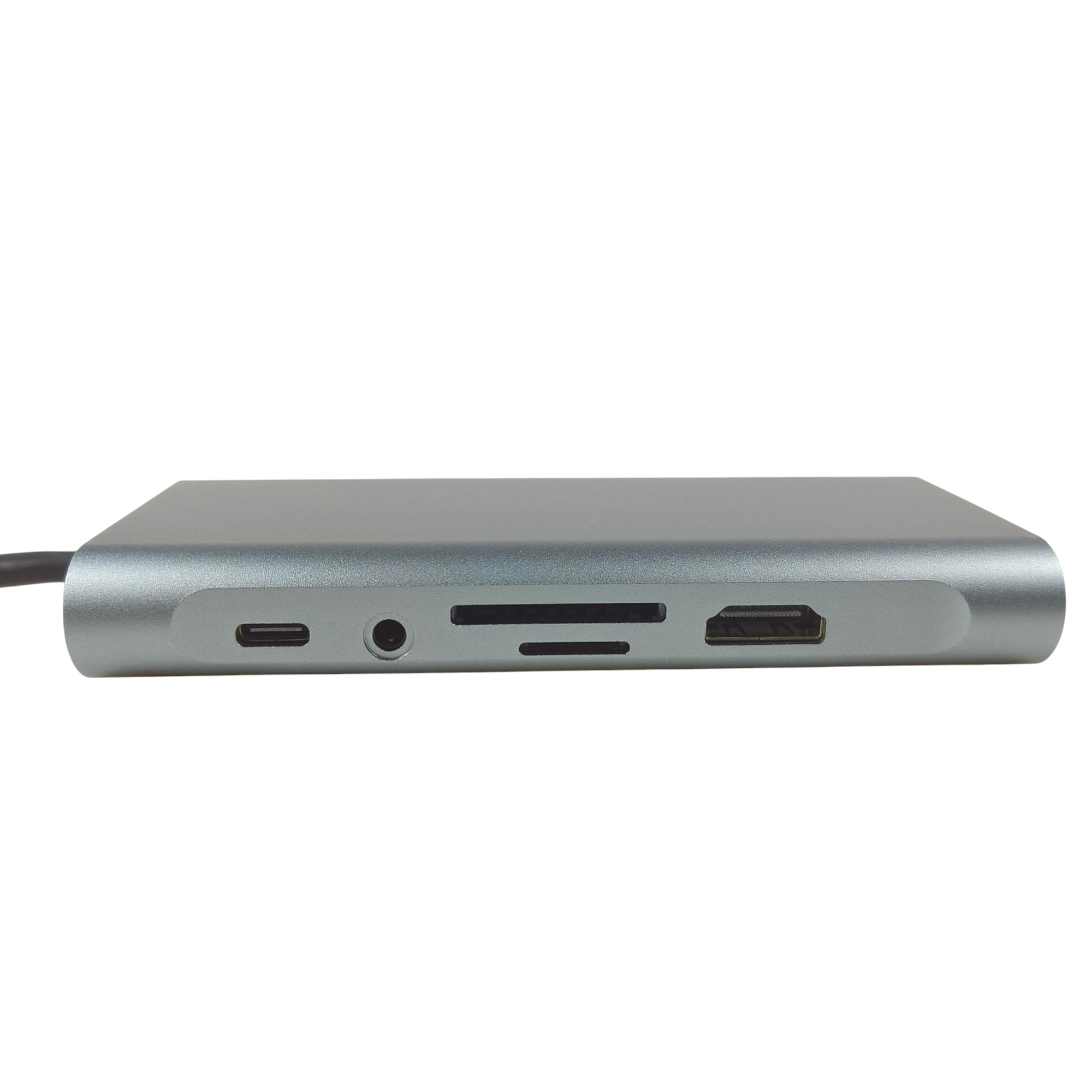 Gambar produk EASYIDEA USB Type C Hub 10 in 1 HDMI VGA USB 3.0 LAN RJ45 Card Reader - VD76