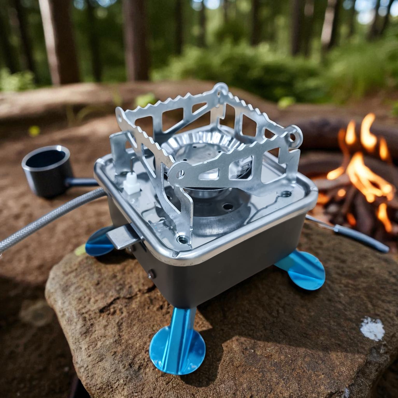 Gambar produk KOVAB Kompor Gas Portable Lipat Outdoor Ultralight Camping Stove - K-202