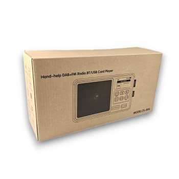Gambar produk HanRongDa Radio Digital Portable DAB FM Bluetooth Alarm LCD Screen - CS/HRD-806