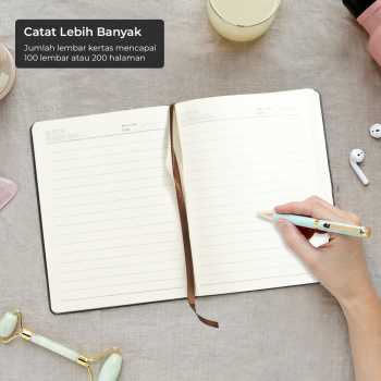 Gambar produk Toddi Buku Jurnal Hardcover Notebook Diary 200 Halaman Grid A5 - LXY0133