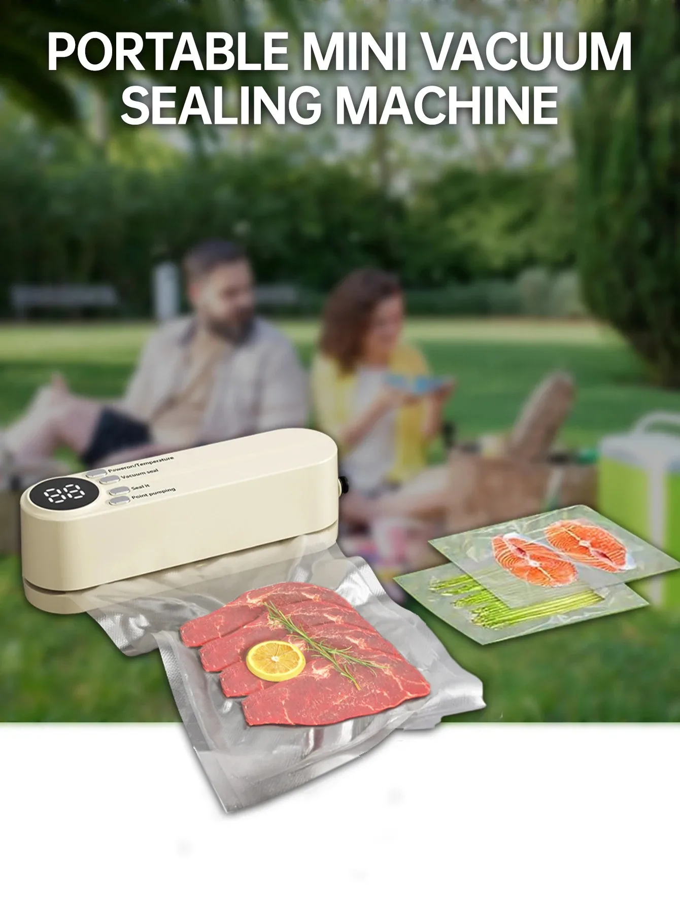 Gambar produk FMA Multifunctional Mini Vacuum Sealer Portable USB Charging 1200mAh - SJT-818