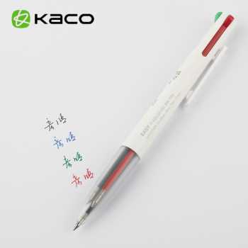 Kaco EASY 4 in 1 Multifunction Gel Pen Pena Pulpen Bolpoin 0.5mm 1 PCS - K1041 (Black Blue Red Green Ink)