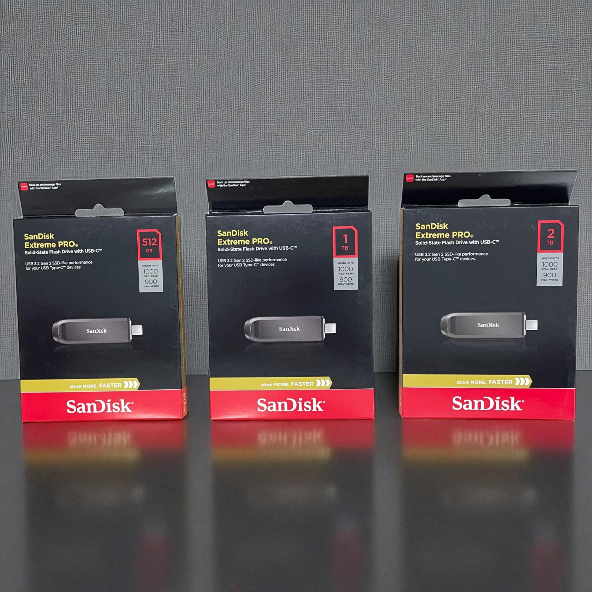 Gambar produk SanDisk Extreme PRO Flash Drive with USB Type C 1000MB/s 1TB - SDCZ890