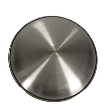 Gambar produk One Two Cups Piring Makan Stainless Steel Sultan Plate European Style 14cm - SN017