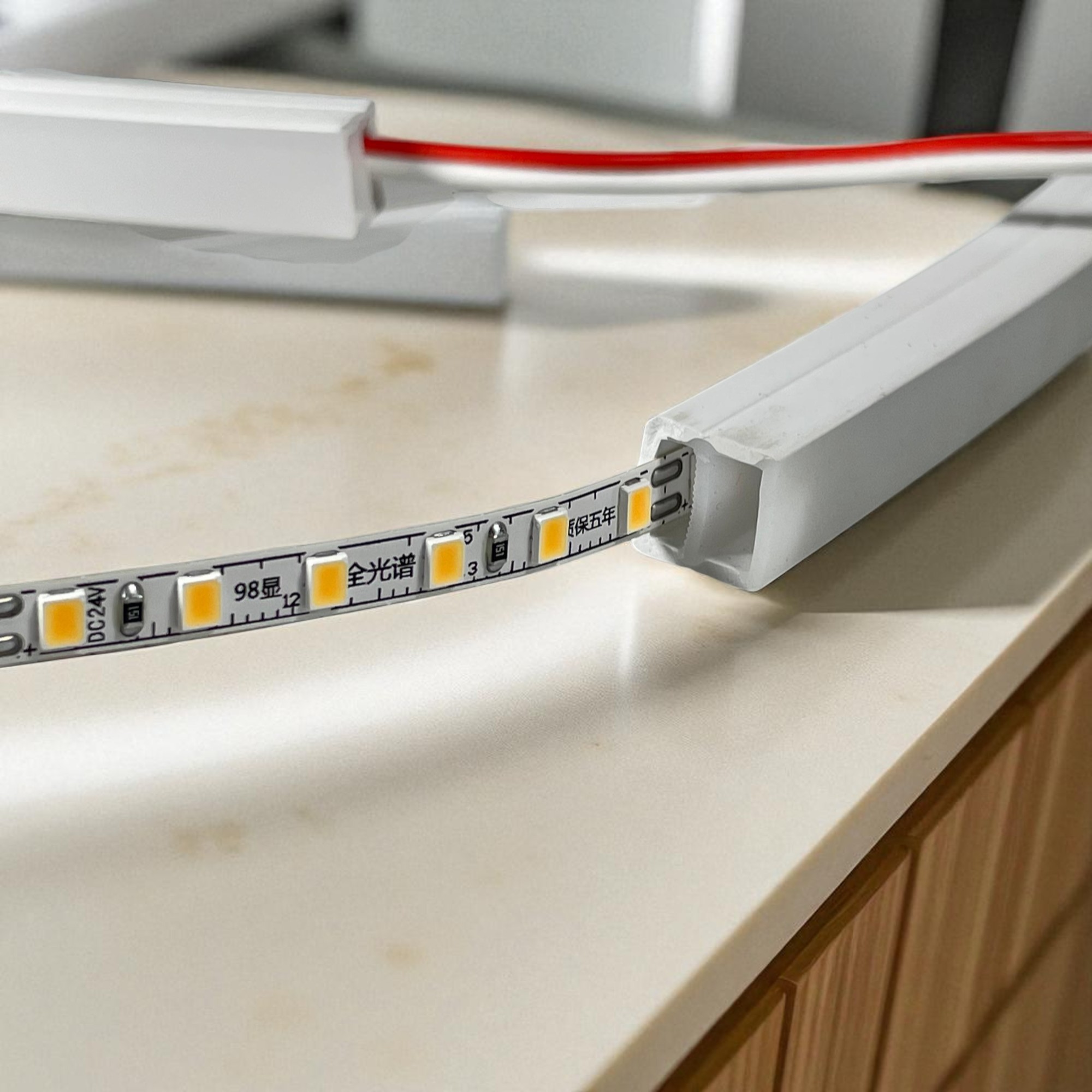 Gambar produk XNBADA Lampu LED Strip Flexible 120 LED Waterproof Warm White 5M 10mm - XNB5WW