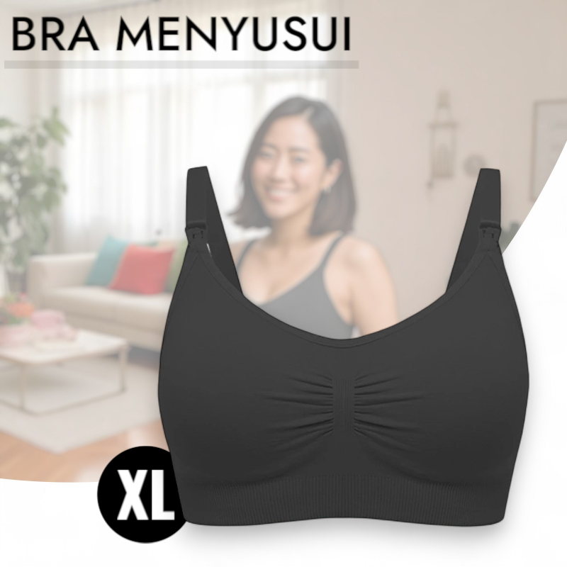 Gambar produk Beauforme Bra Menyusui Hamil Nursing Tanpa Kawat Busa Seamless XL - BFY8
