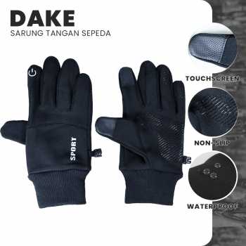 DAKE Sarung Tangan Sepeda Winter Waterproof Cycling Gloves XL - KG079