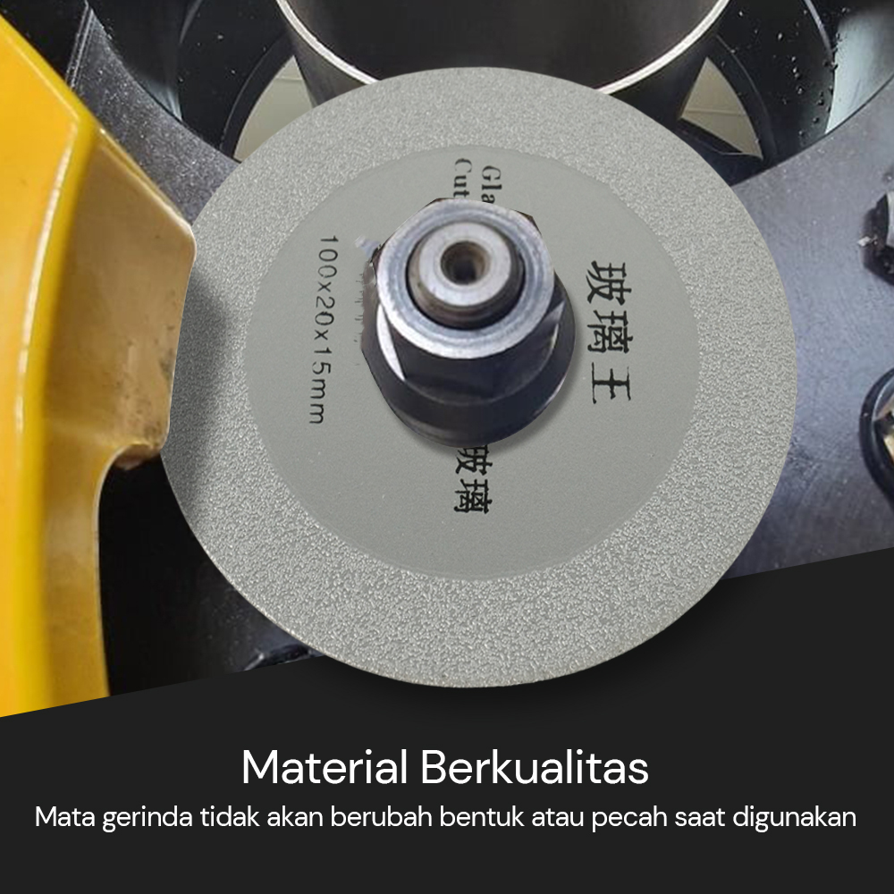 Gambar produk DINGING Mata Gerinda Cakram Diamond Saw Blade Grinding Wheel 100mm - D-10