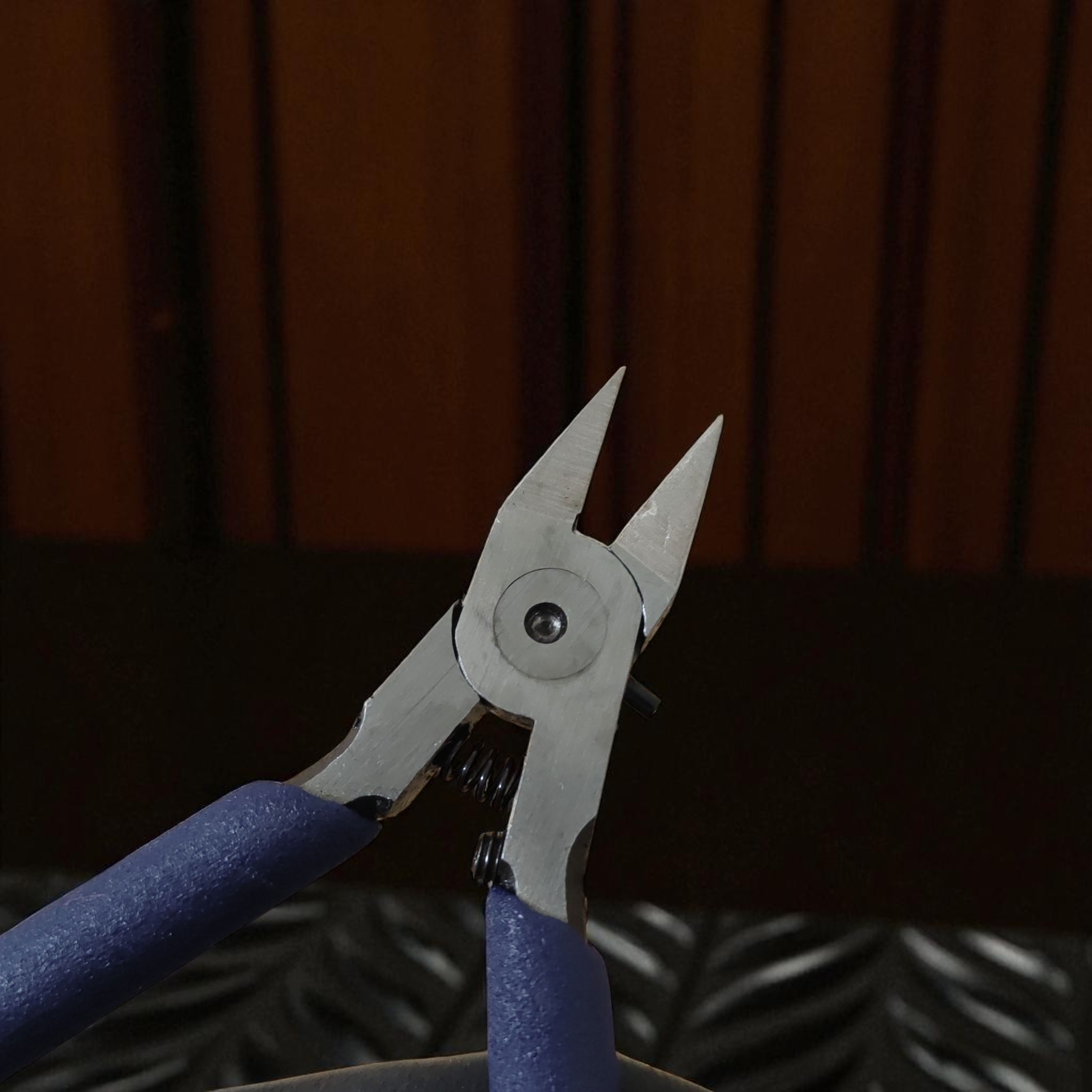 Gambar produk RUITOOL Tang Pemotong Miniatur Plastik Gunpla Nipper Plier Double Edge - RT12