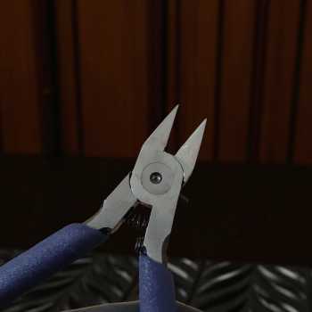 Gambar produk RUITOOL Tang Pemotong Miniatur Plastik Gunpla Nipper Plier Double Edge - RT12