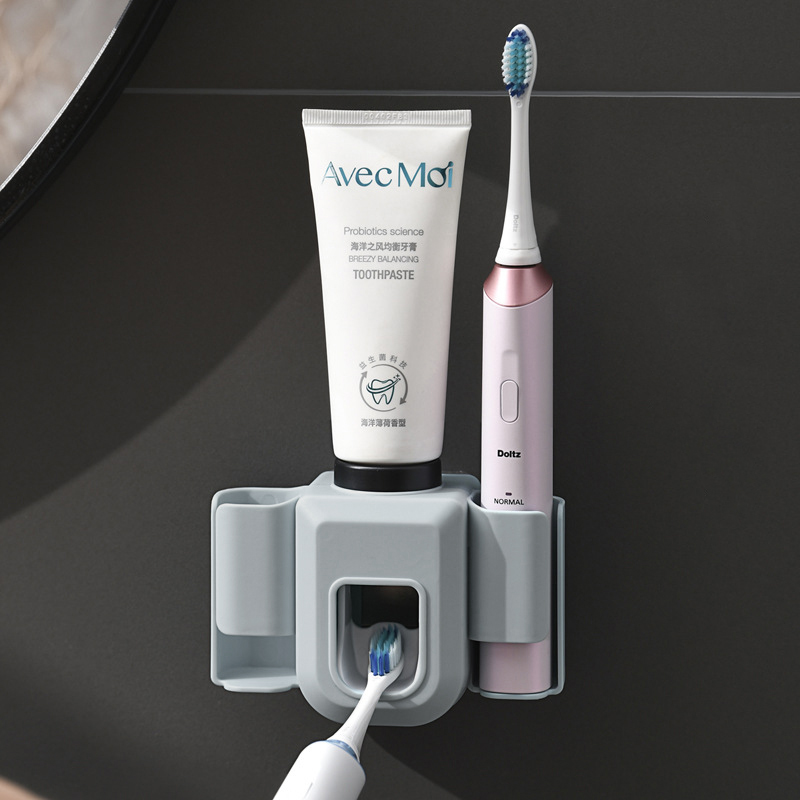 Gambar produk CDDM Tempat Sikat Gigi dan Dispenser Odol Pasta Gigi Toothbrush Holder - JW-7015