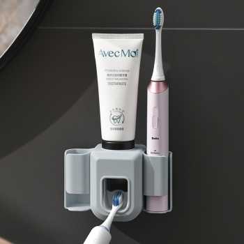 Gambar produk CDDM Tempat Sikat Gigi dan Dispenser Odol Pasta Gigi Toothbrush Holder - JW-7015