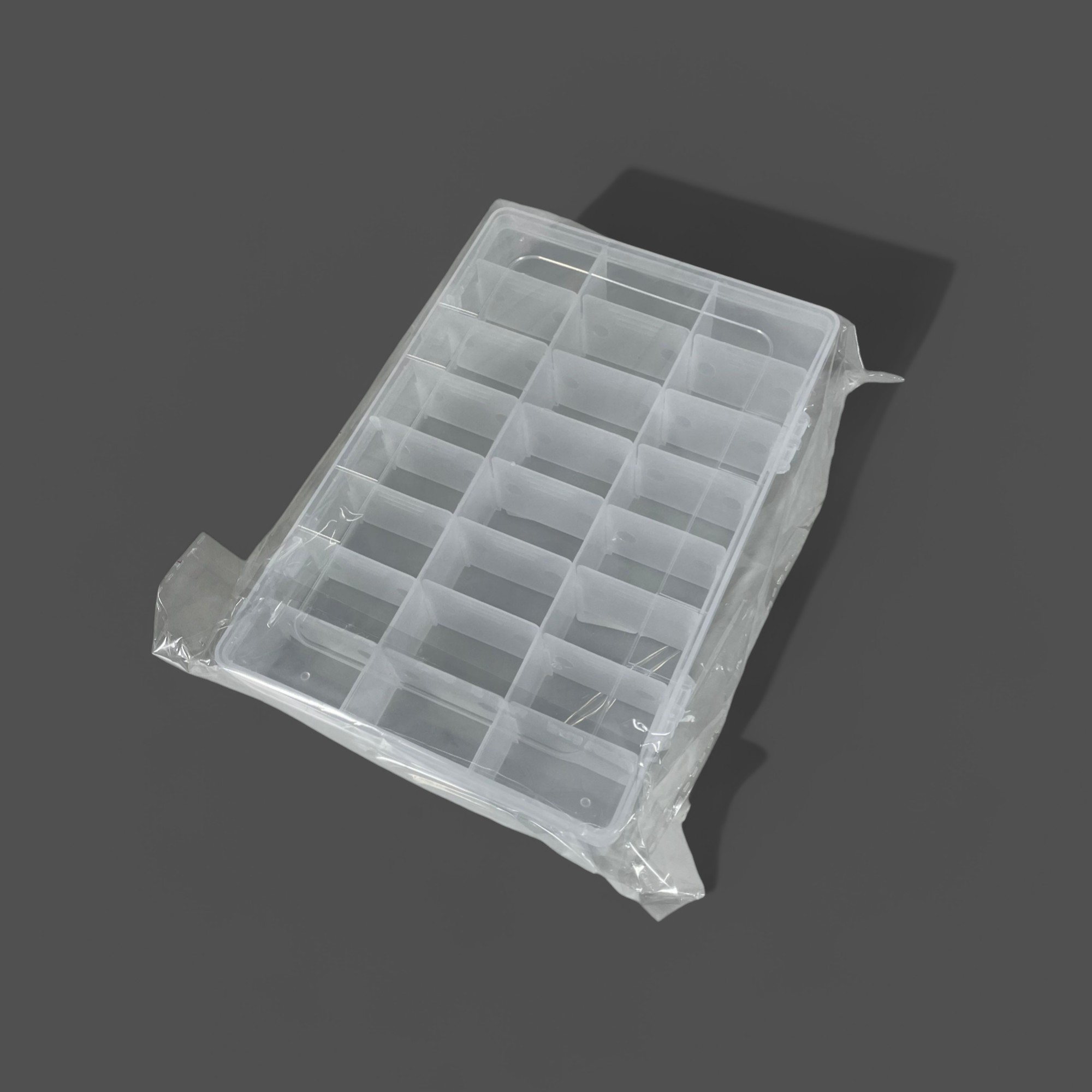 Gambar produk SQUARE Kotak Penyimpanan Multifungsi Adjustable Grid Box 24 Slot - J24D