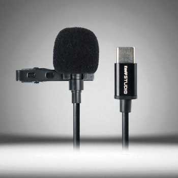 Gambar produk TaffSTUDIO Microphone Clip-on USB Type C for Smartphone - JH-042