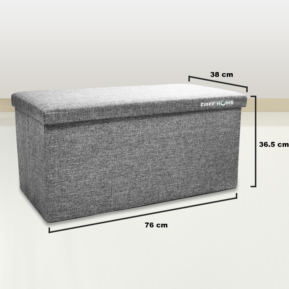 Gambar produk TaffHOME Sofa Kotak Penyimpanan Barang Foldable Storage Box 76x38x36.5cm - L1705