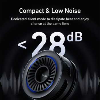 Gambar produk TELESIN Smartphone Cooling Fan Wireless Charging Kipas Pendingin 27W - P9-MPR-01-P