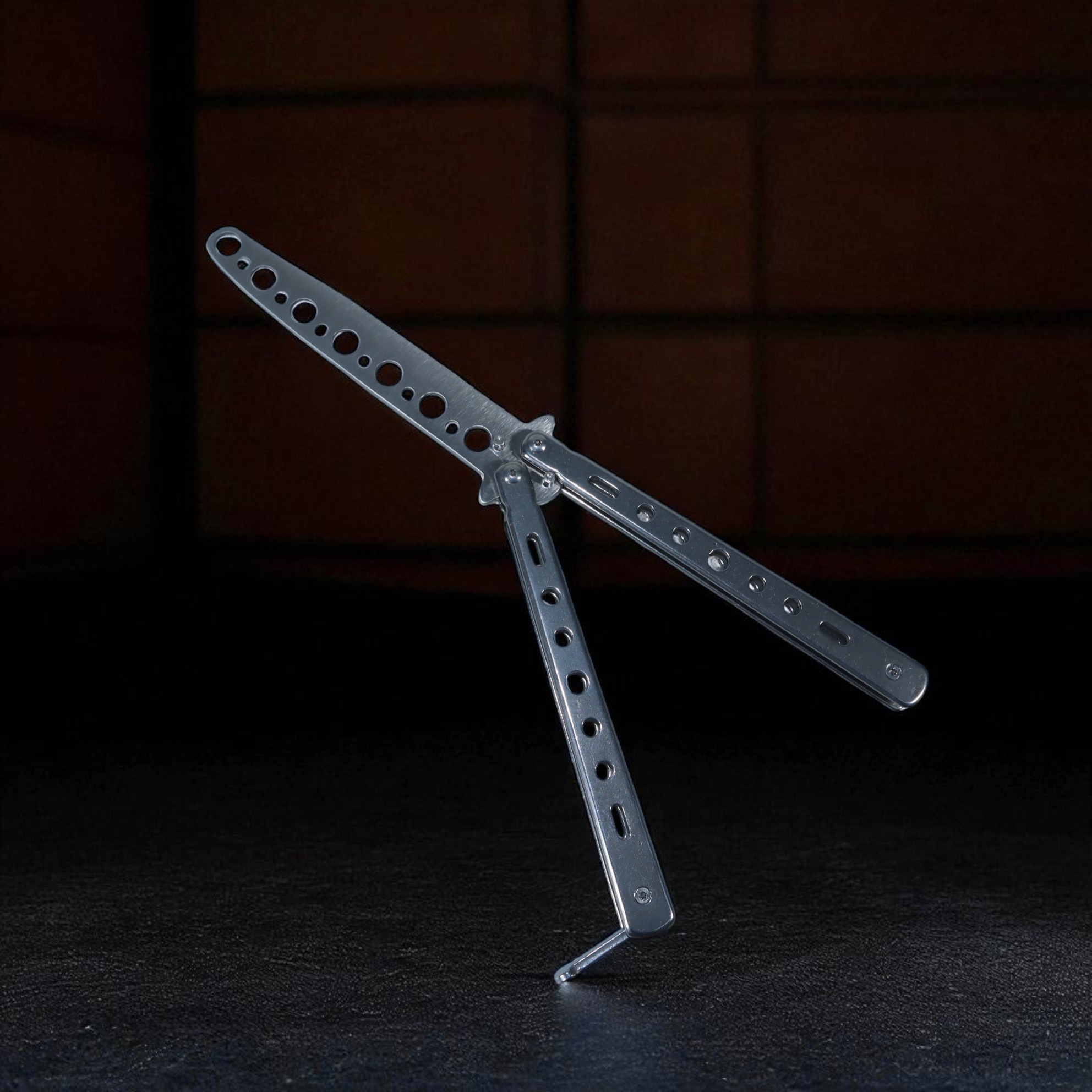 Gambar produk Tian Sen Pisau Lipat Training Balisong Portable Knife - TS01