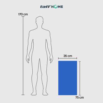 Gambar produk TaffHOME Handuk Microfiber Towel Soft Quick Dry 35x75cm - U0755
