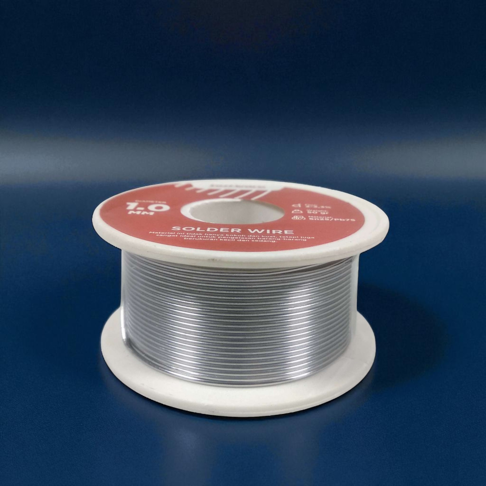 Gambar produk Taffware Kawat Timah Solder Flux Wire 1.0mm 50g - HD-1