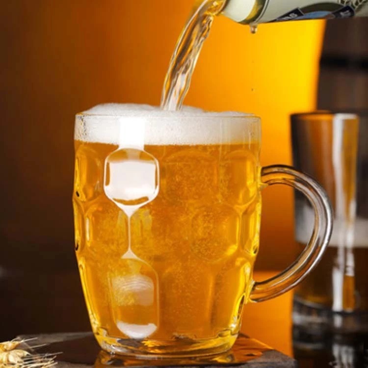 Gambar produk TREDO Gelas Mug Bir Sodium Calcium Glass Pineapple Draft Pattern 690ml - T69