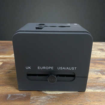 Gambar produk COKYI Travel Adaptor Universal Plug EU UK US/AU 3A USB A USB C - 148-30W-1U1C