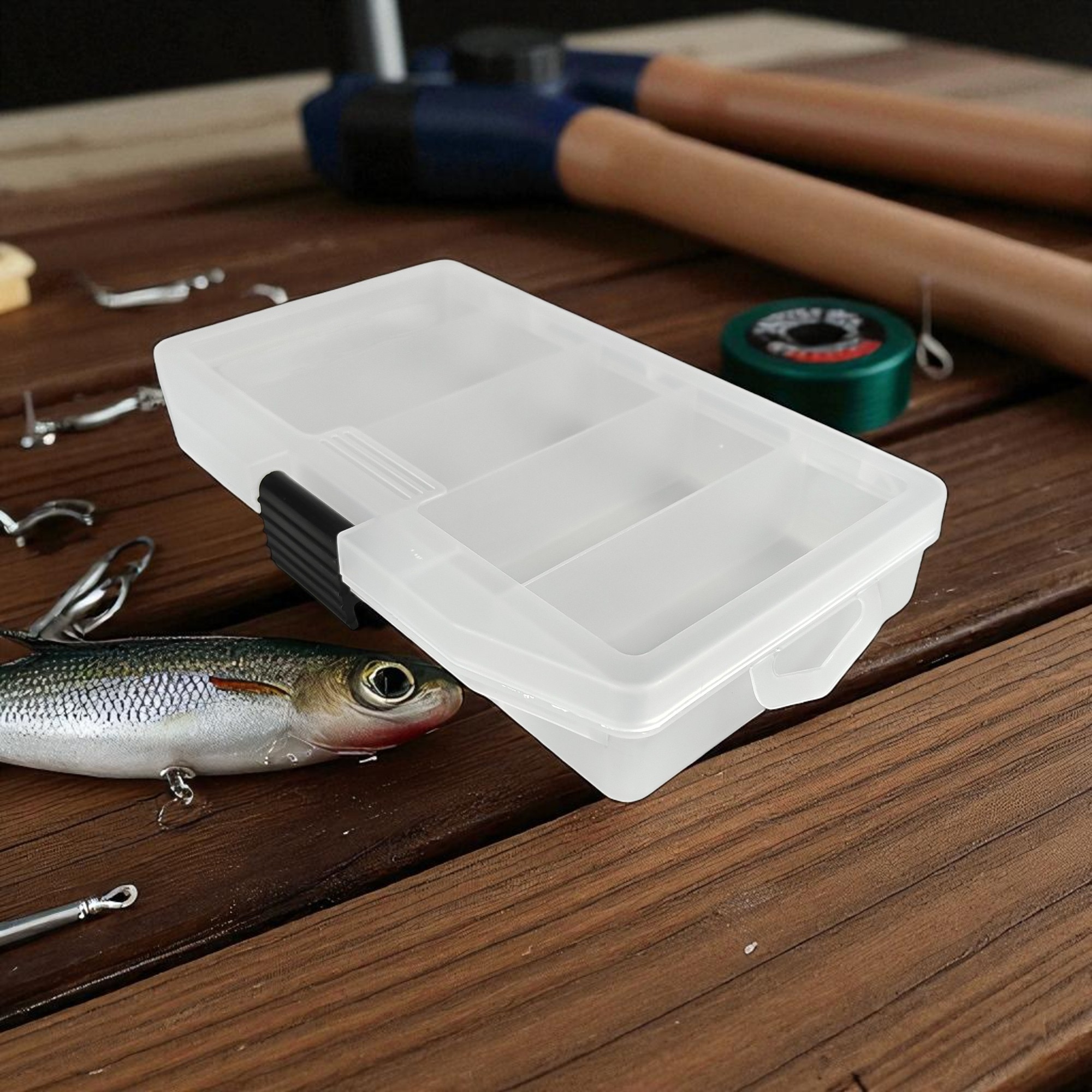 Gambar produk GOBAIT Kotak Kail Pancing Fishing Tackle Box 5 Compartement Waterproof - L-026
