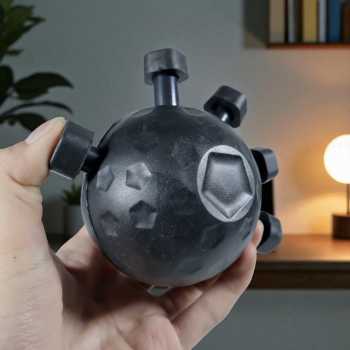 Gambar produk WORMN Alat Latihan Jari Tangan Hand Grip Exercise Balls Sphere Finger - JY-8819