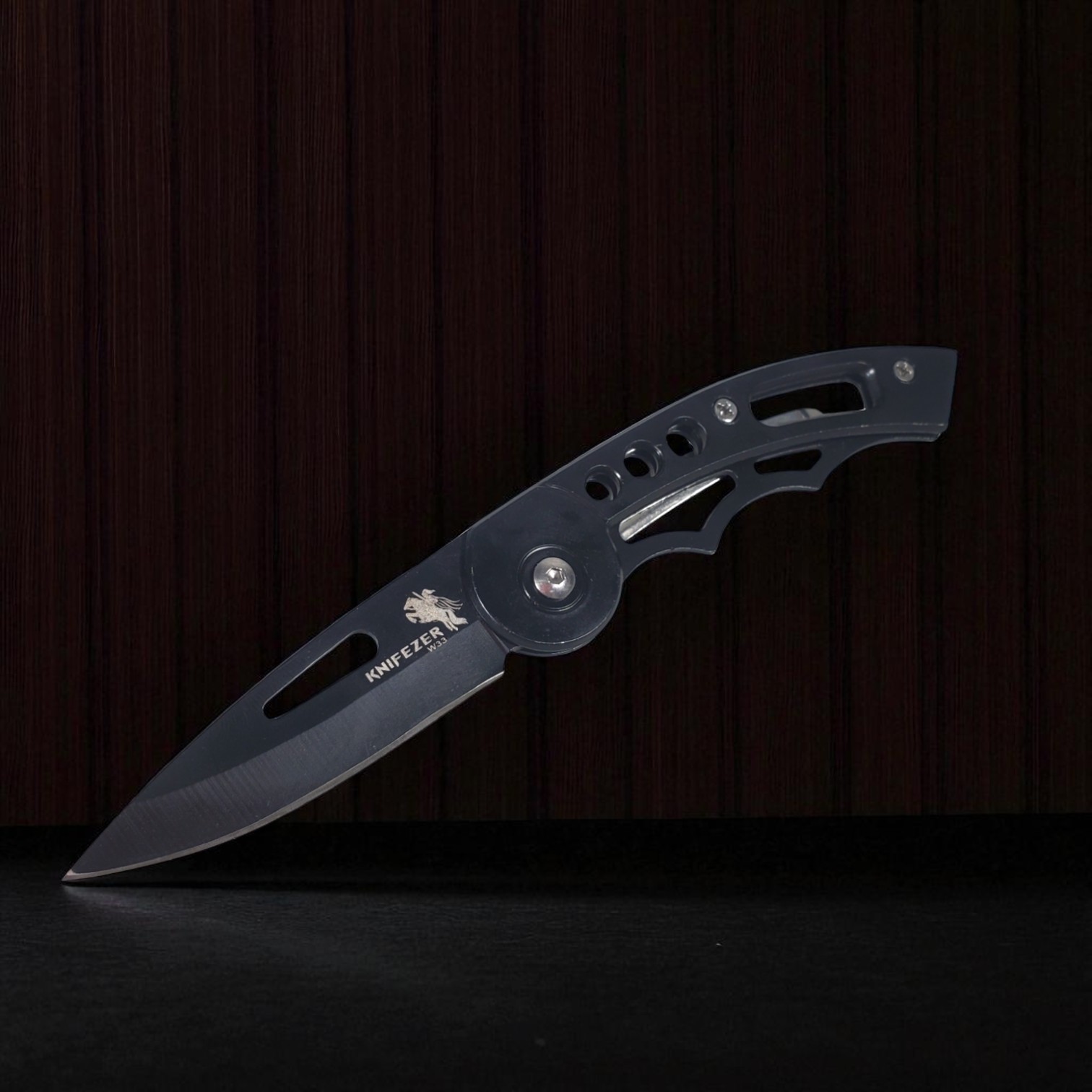 Gambar produk KNIFEZER Pisau Saku Lipat Mini Serbaguna Portable Knife Survival Tool - W33