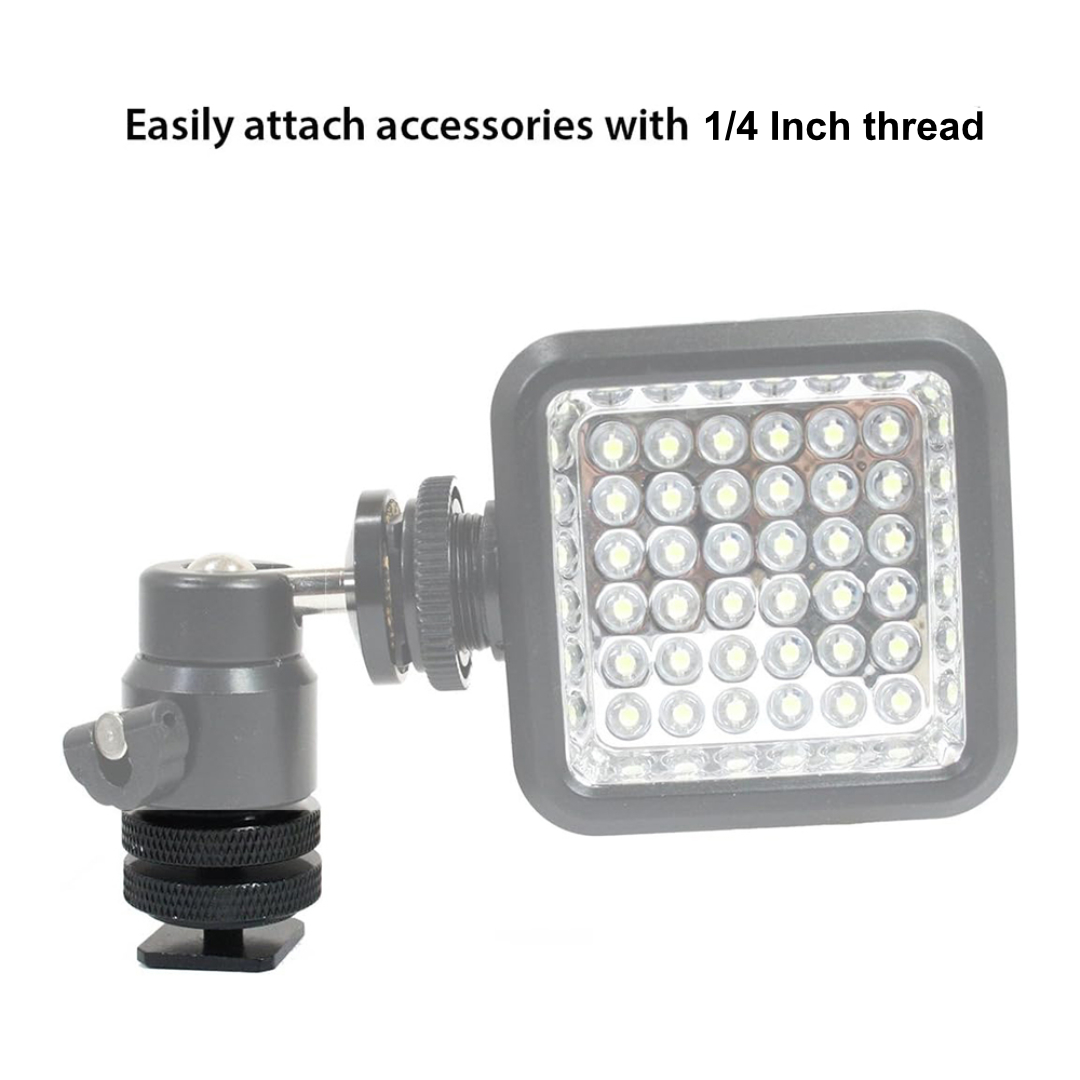 Gambar produk CAMVATE Tripod Screw Hot Shoe Kamera DSLR 1/4 Thread - HS7