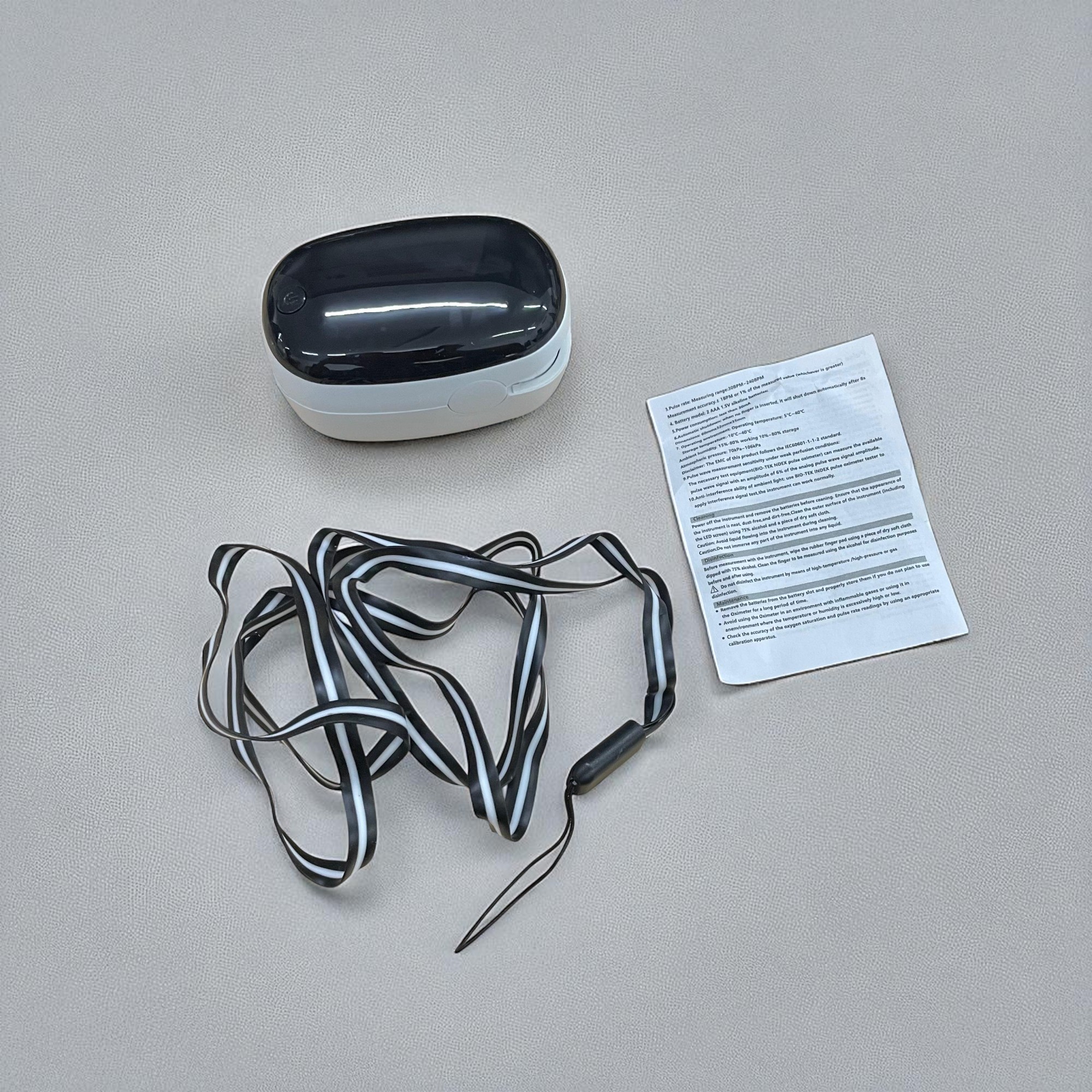 Gambar produk JUSTLANG Fingertip Pulse Oximeter Alat Ukur Saturasi Oksigen Darah TFT - AD902