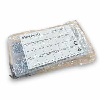 Gambar produk SANJODS Baut Rivet Universal Blind Rivets Baja Karbon 12 Size 260PCS - C1-H12