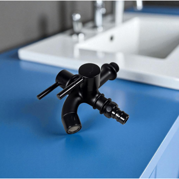 Suiton Keran Air Faucet 2in1 Water Outlet Mop Pool Stainless Steel - INU112