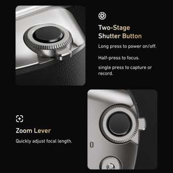 Gambar produk TELESIN Handle Selfie Grip Phone Shutter for Samsung S25 Ultra - P5-MCS-01-TSX