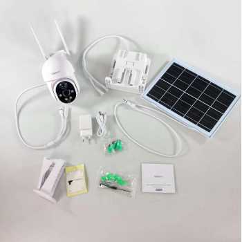 Gambar produk Xiaovv Kamera CCTV Solar Panel WiFi PTZ Smart Camera 1080P - XVV-1120S-P6 Pro