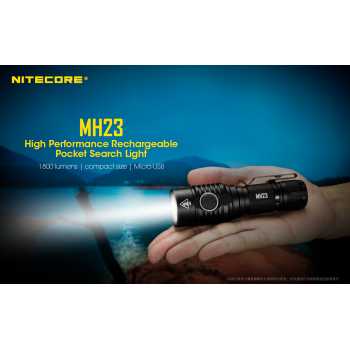 Gambar produk NITECORE Senter LED CREE XHP35 HD 1800 Lumens - MH23