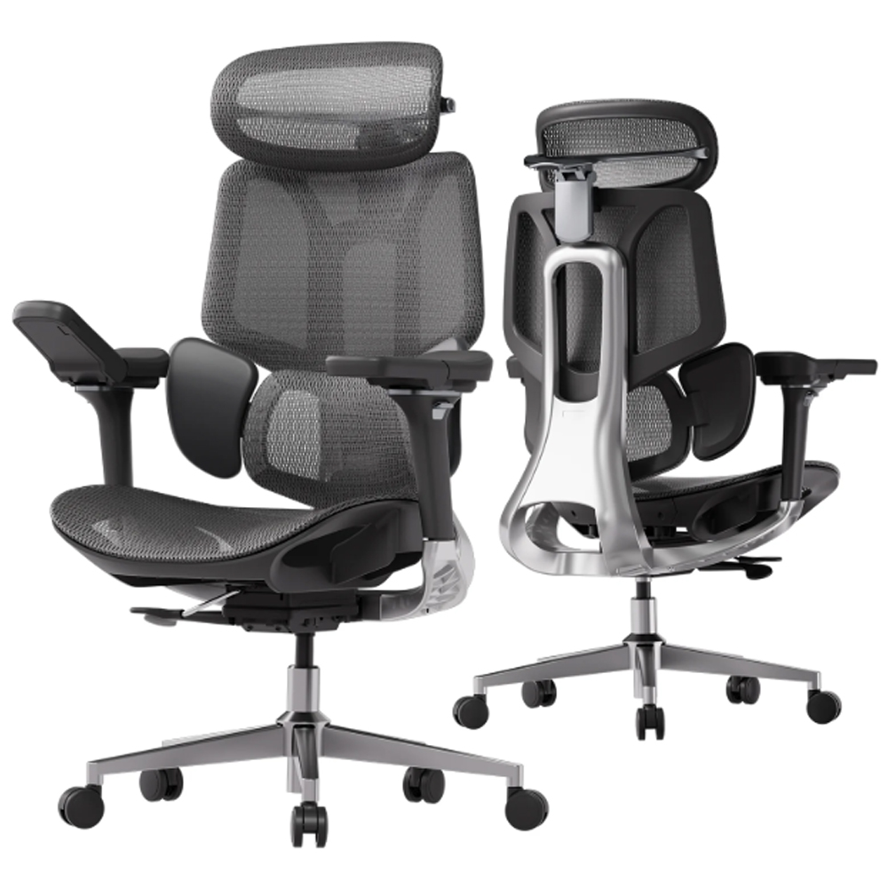 Gambar produk HBADA Kursi Kantor Office Chair Lumbar Support 6D Armrest 4D Headrest without Footrest - E3 Pro