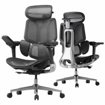 HBADA Kursi Kantor Office Chair Lumbar Support 6D Armrest 4D Headrest - E3 Pro