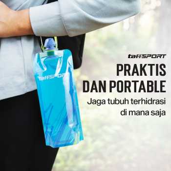Gambar produk TaffSPORT Botol Minum Lipat Camping Hiking Drinking Bottle 700ml - S29