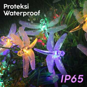 Gambar produk YUSHILED Lampu Hias String Lights Dragonfly Solar Panel IP65 8 Modes 20 LED - M088