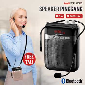 TaffSTUDIO Speaker Pinggang Microphone Bluetooth Amplifier Wireless - S26