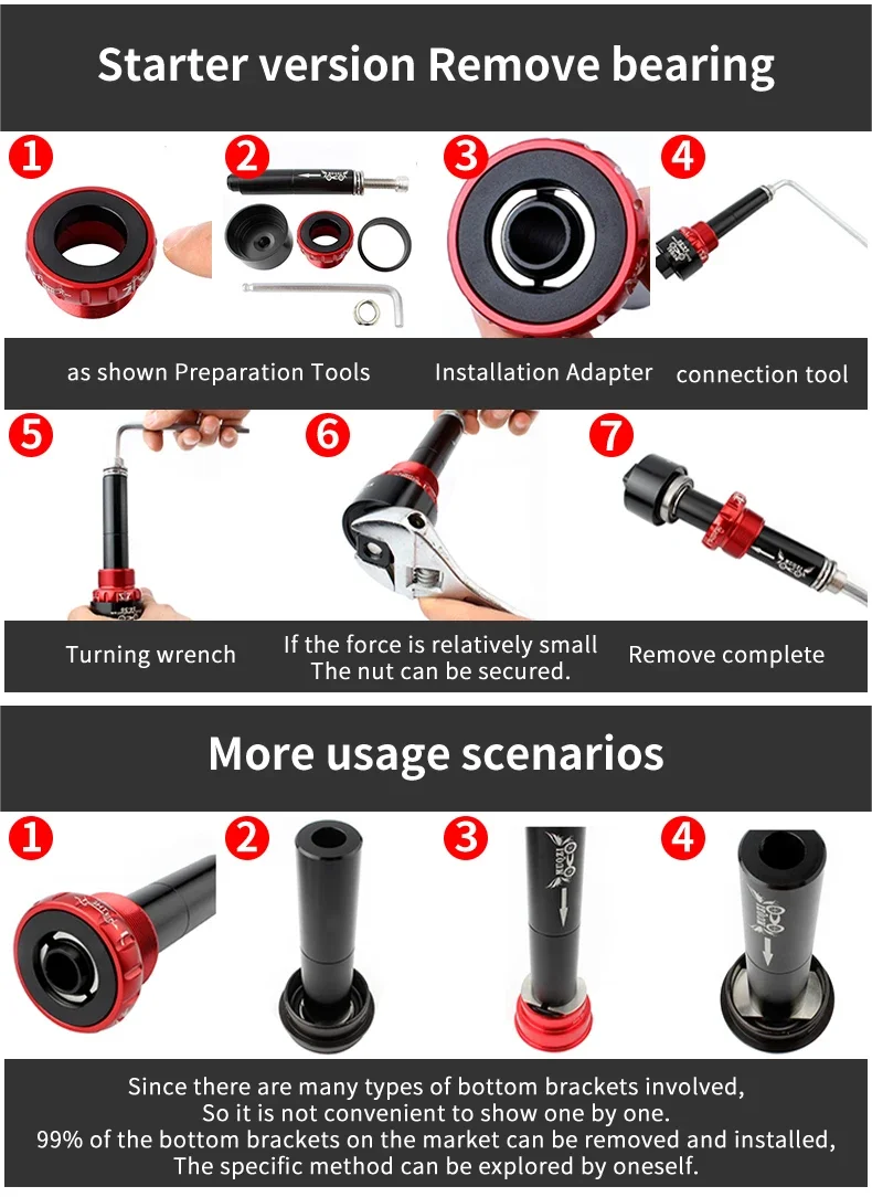 Gambar produk Muqzi Bike Center Shaft Bottom Bracket Install Removal BB86/30/92/PF30 - SZ912