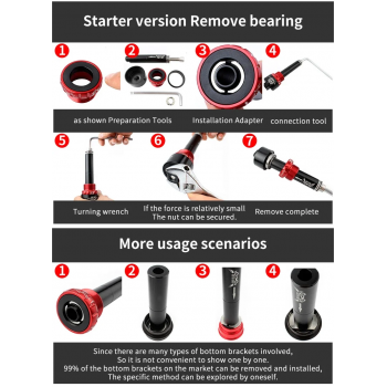 Gambar produk Muqzi Bike Center Shaft Bottom Bracket Install Removal BB86/30/92/PF30 - SZ912