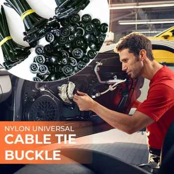 EOPEE Kabel Ties Self Locking Stopper Push Mount 2x9cm 100 PCS - E100